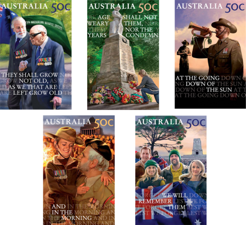 Anzac Day Stamps