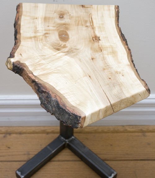 Maple Slab Side Table