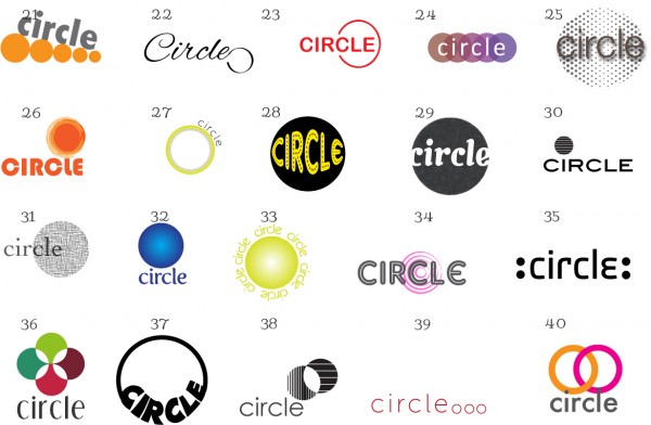 20 circles logos