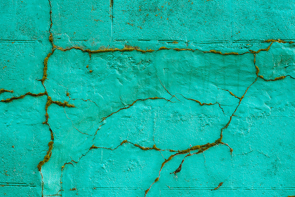 Close up of decaying wall