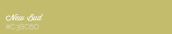 Colour swatch #C3BC6D