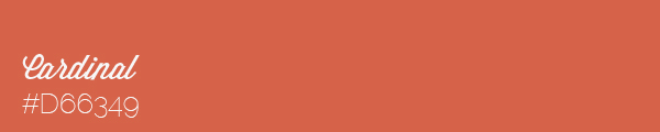 Colour swatch #D66349