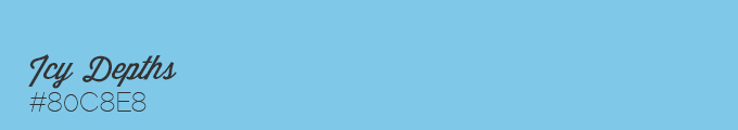 Colour swatch #80C8E8