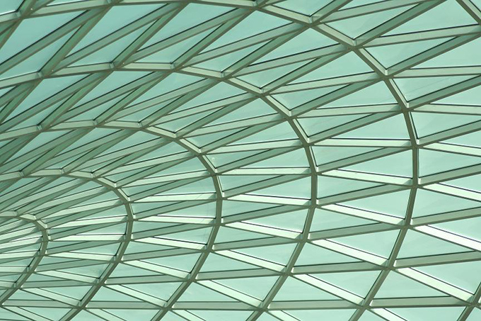 Geometrical ceiling from the British Museum