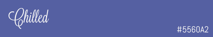 Colour swatch #5560A2