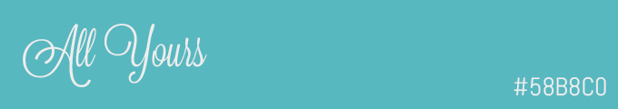 Colour swatch #58B8C0