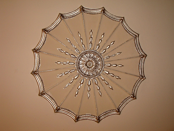 Ornate ceiling rose