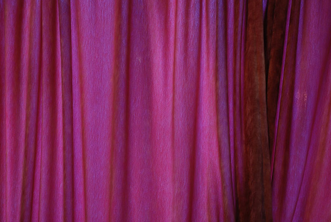 Purple curtain