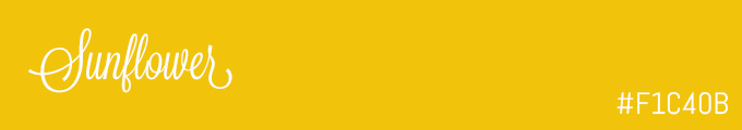 Colour swatch #F1C40B