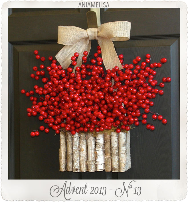 Red berry wreath by aniamelisa