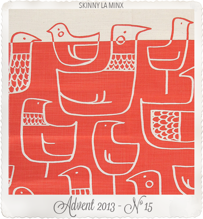 Tea towel Eep in Kettle Red by skinny la minx